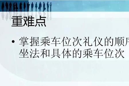 6个人的乘车礼仪