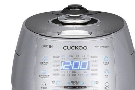 cuckoo电饭煲不显示时间