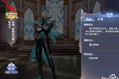 三个技能的风笑天魂环搭配