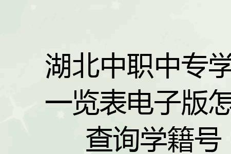 河北省中专学籍号是几位