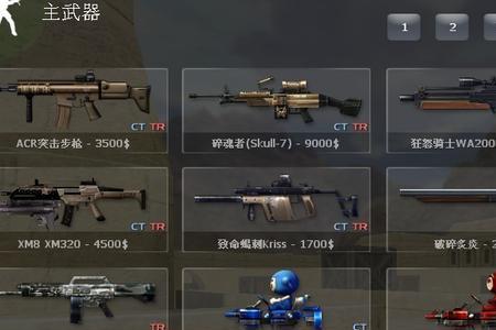 cs1.6武器排名