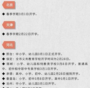 2021五年级下学期上学时间