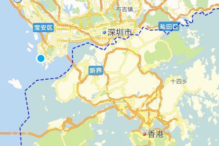 香港面积有多大!比深圳大还是小