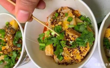 小岳师傅做臭豆腐辣油方法