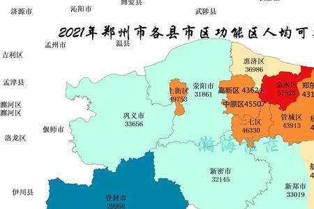 郑州市区区域划分明细图