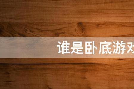 谁是卧底怎么形容我爱你