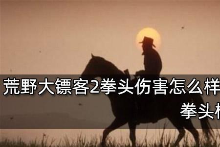 荒野大镖客2怎样空手搏斗