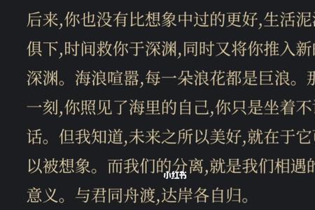 与君同船渡达岸各自归的解释