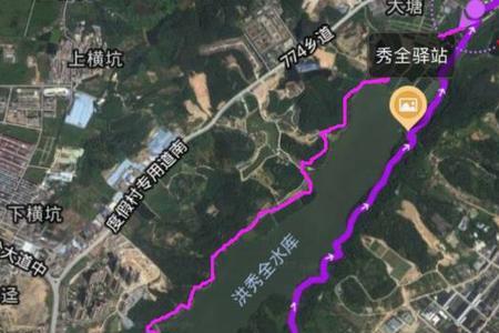 大洞水库环湖绿道步行多少米