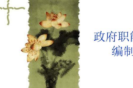 什么是机构编制事项