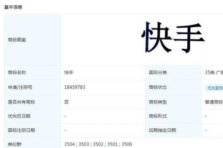 快手为什么不让露商标