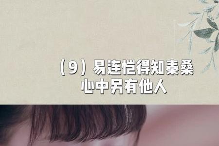 人生若如初见小说原著连恺秦桑
