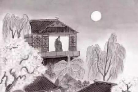 小楼昨夜东风起，下联