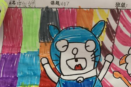 卡通明星总动员简笔画