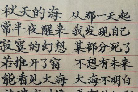 经典歌词抄录