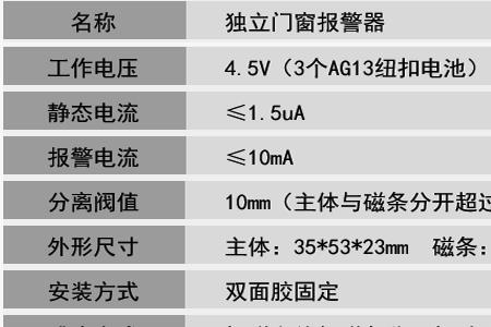 隔离门禁报警器开门几分钟会响