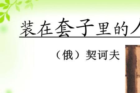 住在套子里的人是几年级