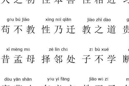 三字经最早的原文