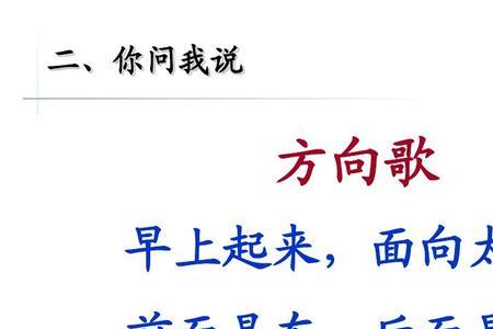 我面向南哪面是东