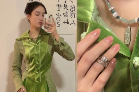 什么颜色适合冷绿橄榄皮