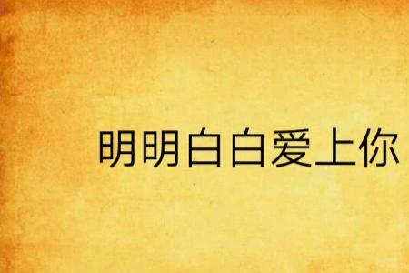 明明白白活一生歌词