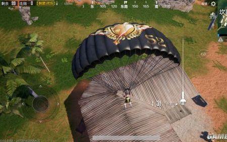 pubg为什么落地后还有降落伞