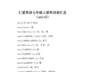 7开头的单词