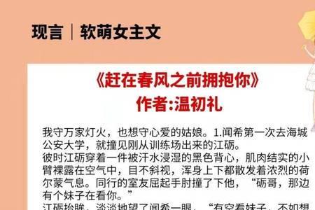 小说女主是什么意思