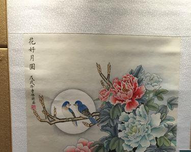 书画展摆什么鲜花