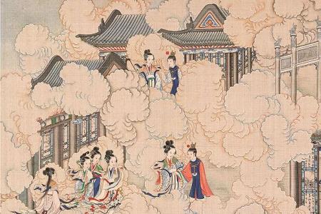 红楼梦第十八回结尾正是