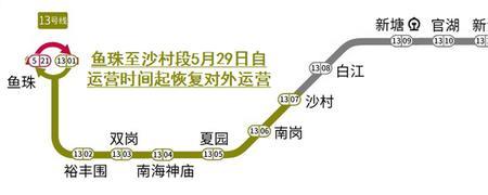 深圳13号线地铁通车时间