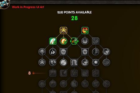 魔兽世界正式服神圣牧天赋