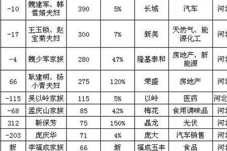 广东十大隐形富豪排行榜