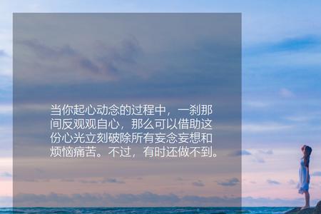 起心动念善为先下一句
