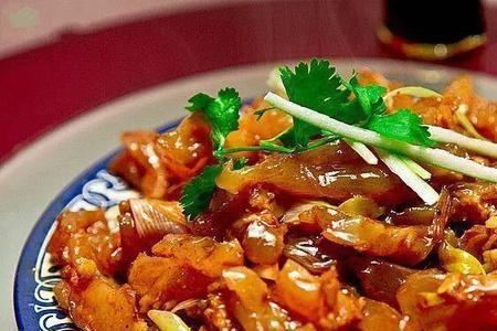 苏州清炒猪蹄筋的做法