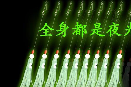 钓鱿鱼用荧光的好还是闪光钩好