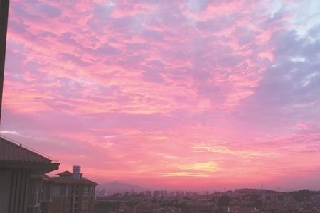 出现晚霞会晴几天