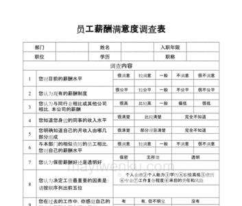 满意度调查问卷怎么做