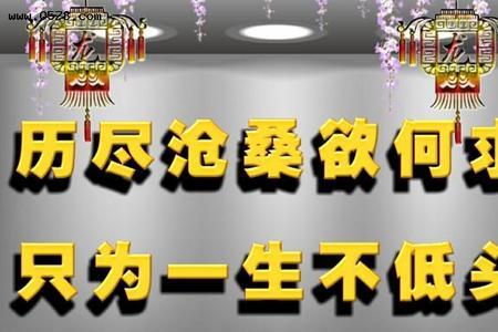 不为爱低头是什么意思