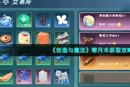 创造与魔法玩法攻略