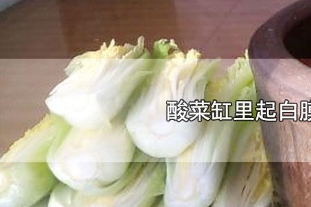 酸菜缸里有白色泡沫怎么回事