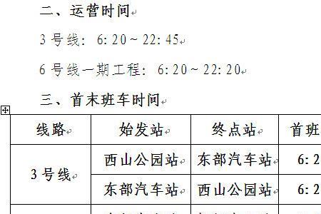 昆明长水机场地铁站时刻表
