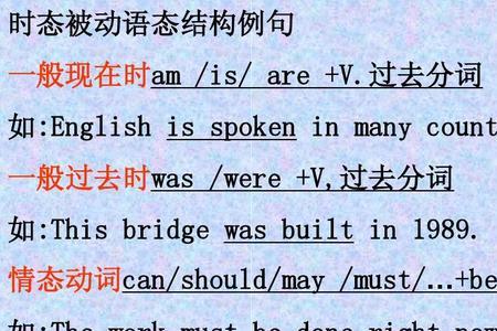 may的被动语态例句