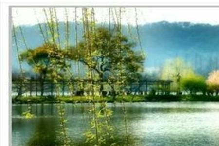 饮湖上初晴后雨四幅图分别是