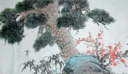 松竹梅岁寒三友下一句是什么