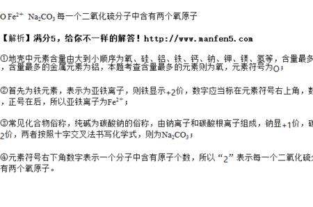 亚铁离子的化学符号是啥