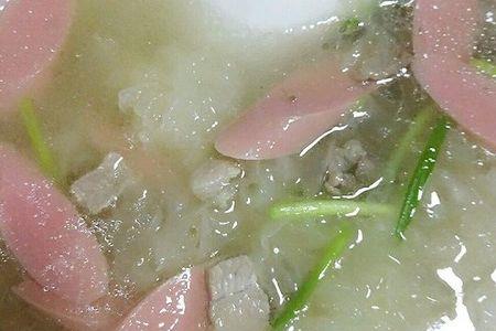 火腿肠三鲜汤的做法