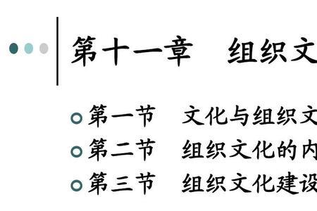 组织文化的结构层次