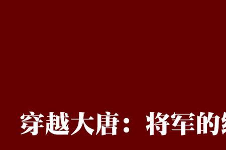许兴修穿越大唐的小说