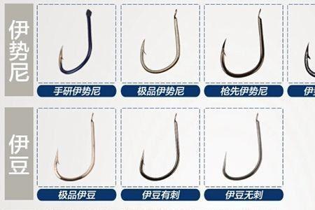 8号伊豆鱼钩有多大